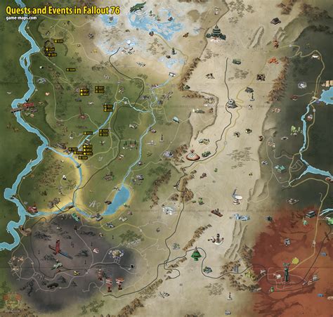 fallout 76 map vs real map|fallout 76 the deep map.